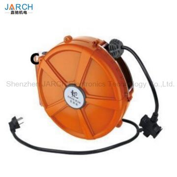 Top sell plastic cable reels rewind retractable plastic cable reel with socket