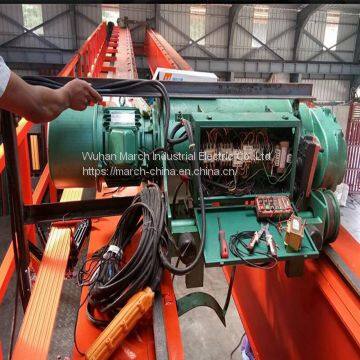 March Moverable Device 3p 4p 6p Seamless Conductor Busbar Copper for Jib Crane and Gantry Crane photo-5