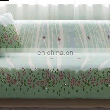 Universal Modern l Shape Sofa Cover Elastic Printed Slip Fitted Sofa Covers photo-6