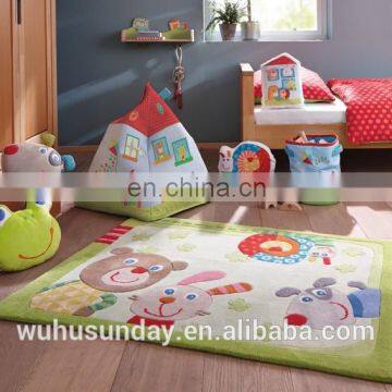 Hot Sell Acrylic Modern Kids Round Carpet Custom Children Rugs for Bedroom