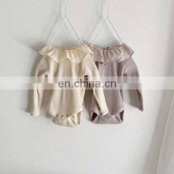 A0189# Newborn Baby Bodysuit Cartoon Girls' Baby One-Piece Suit Cotton Triangle Jumpsuit Bodysuit