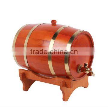 FSC Certified Red Color Wooden Wine Barrels, Wood Wine Keg