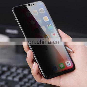 3D 5D Full Coverage Anti-Glare Keeping Secret Anti Shock Tempered Glass Privacy Screen Protector for Iphone x xr xs xs Max photo-4