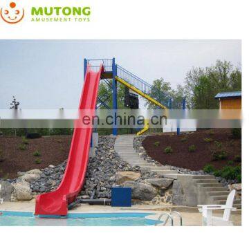 Fiberglass Slide Optimal Water Park Attraction For Recreation Pool Center