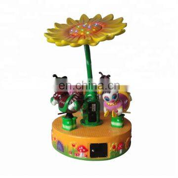 Amusement park equipment kiddie carousel ride mini carousel