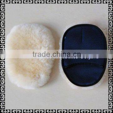 Super Lamb Wool Fur Wash Mittens For Car /Sheepskin car accressory wash mitten