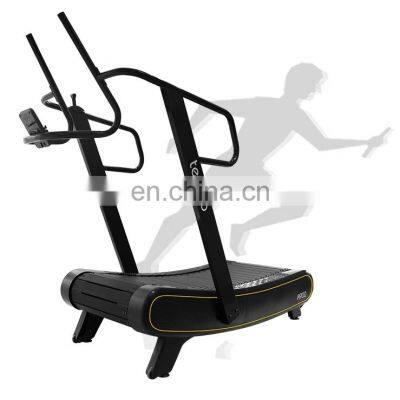 air runner self-powered non-motorized commercial use body strong gym equipment woodway curved speedfit running machine