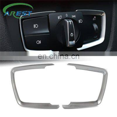 Headlight Switch Trim Cover For BMW 1 3 4 Series X5 F30 F31 F32 F34 Switch Button Styling Decorative Frame Cover Trim Dashboard