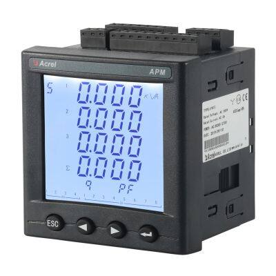 Acrel Ethernet(Modbus-TCP,HTTP,DHCP) Multifunction Meter APM800/MCE photo-2