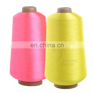 Polyester Bright FDY Yarn with 536 Stock Colors