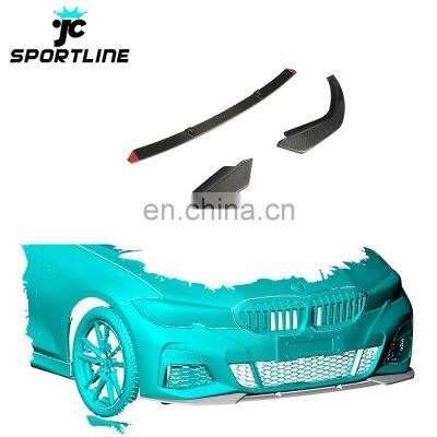 Carbon Fiber NEW 3 Series G20 Front Valance Lip for BMW G20 330i M340i Sedan 2019-2020 photo-2