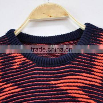 Women Clothing Colourful Mottled Pullover Blended Women Knitted Sweater