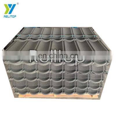 Custom-made Storm Resistant Old Metal Roofing Renovation Material Stone Coated Steel In Cantonment House Bivouac House Roof