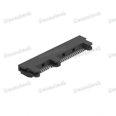 Denentech SATA 7+15P Male Splint 1.20mm Black Connector photo-2