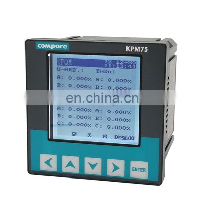 Power quality data logger 63rd harmonic analysis 3 phase digital power analyzer