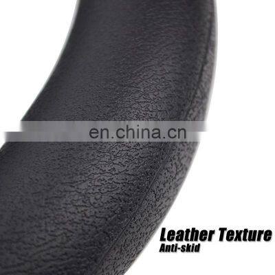 Autoaby Leather Texture Car Silicone Steering Wheel Cover Soft Multi Color Universal Skin Soft Silicon Steering Wheel Cover photo-4