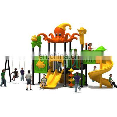 Plastic used homemade playground slide OL-HY008