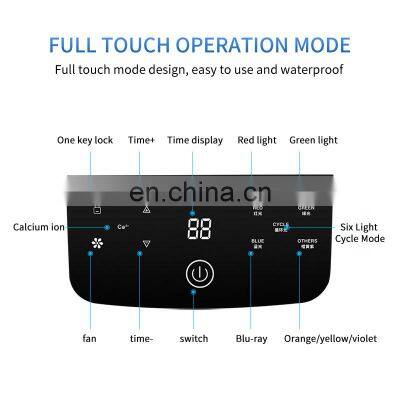 Portable 6 Color LED Light Machine PDT Therapy Facial Rejuvenation Skin Care Beauty Instrument Wrinkle Acne Removal Anti-allergy
