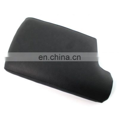 Leather Black Center Console Lid Armrest Cover Plastic Plate For BMW 3 Series E90 E92 E93 05-12 51169134486