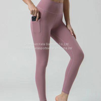 Manufacturer Custom New Women Fitness Clothing Pockets Pants Workout Activewear Tiktok Gym Pants Yoga Leggings photo-5