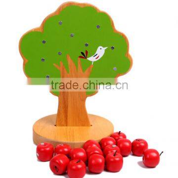 2016 Hot Sale Bead Toy High Quality Wood Apple Tree Wood Beads Toys For Children photo-4