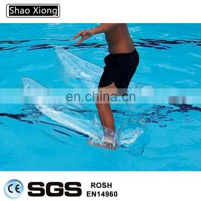 PVC TPU Transparent Inflatable Water Walking On Shoes Toys photo-2