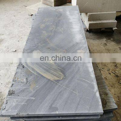 Sichuan XINFENGRUI Own Quarry Black Color Sandstone Wall Cladding Black Sandstone photo-5