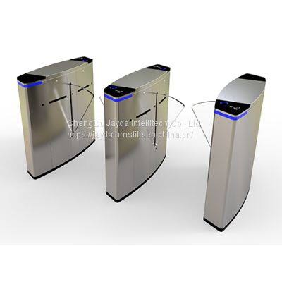 Flap Barrier Gate Pedestrian Turnstile/ Flap Turnstile Access Control System/ Optical Flap Turnstile photo-4