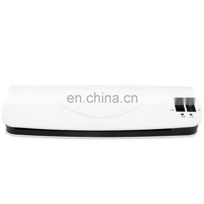 Office Small Automatic 2 Roller Adjustable 220mm Width Photo A4 Hot Cold Laminator Laminating Machine photo-4