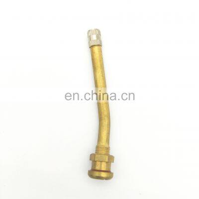 Tubeless Clamp In 17.5 Degree 60mm Brass Tyre Valve Stem Truck Tire Valve V3-20-2