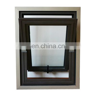 New design vertical center pivot window with aluminum frame