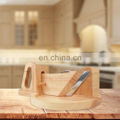 Guillotine Wood Meat Cutting Board Wooden Sausage Slicer Guillotine Slicer photo-5