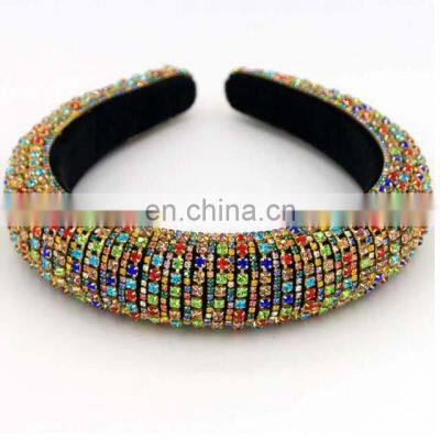 In Stock 2020 Bling Designer Diamond Women Rhinestone Headbands photo-4
