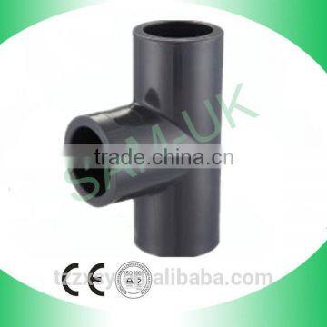 new product sch80 black plumbing tee fitting