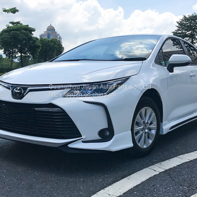The Toyota Corolla Car is Surrounded by a 20-23 Carora Front-and-rear Spoiler, and Has a Sill Chin and a Crash-proof Skirt photo-4