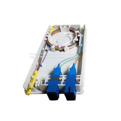 4fibers Indoor Wallmount Fiber Optic Terminal Box Ftth Distribution Box photo-2