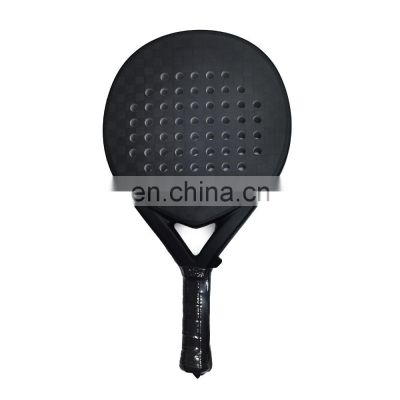 Wholesale Factory Padel Racket Carbon Fiber 3K 12K 18K Soft EVA Professional Carbon Beach Rackets