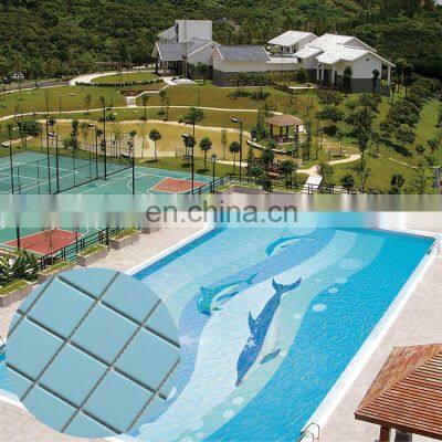 discount indoor featured design dolphin turtle mermaid ceramic mosaic tile swimming pool mosaics