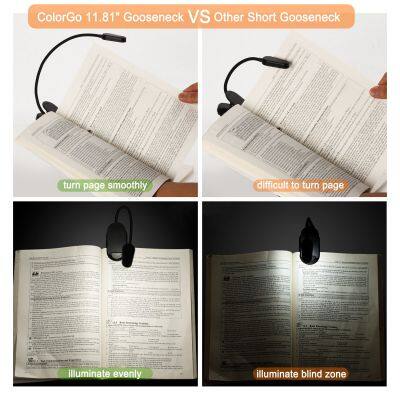Factory Direct Sales Fast Delivery Rechargeable Book Reading Light Own Patent Led Book Light Clip Portable Reading Light photo-5