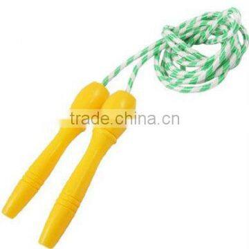Silicone handle skipping jump rope