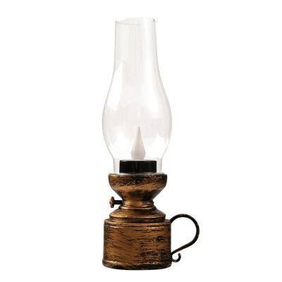 Battery Operated Retro Lamps, LED Kerosene Effect for Christmas & Halloween Decoration photo-4