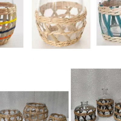 Diffuser container, candle holder