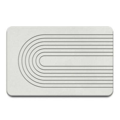 OEM ODM Customized Engraving Diatomite Stone Bath Mat Manufacturer photo-5