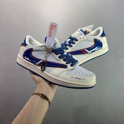 Nike Air Jordan 1 Low Customized AJ Collaboration Low-top Retro Sneakers, Comfortable Running Shoes for Men and Women photo-5