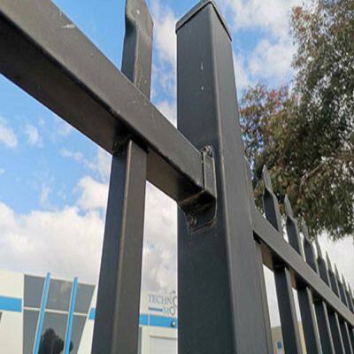 Easy Installation Garden Fence Steel Metal Rail Picket Fencing Carbon Steel Frame Posts for Home Farm Garden Use photo-3