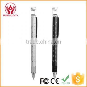 8 in 1 multifunction tool pen with stylus,ruler,stand,ball pen,screw driver function