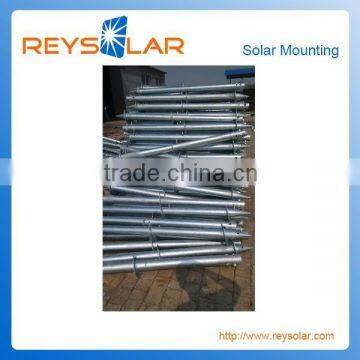 Solar Energy System Aluminum Open Field Corrosion Resistance Ground Screw/ Solar Photovoltaic Pilling Archors