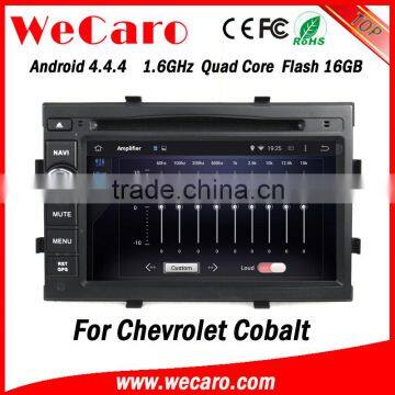 Wecaro WC-WC7049 7" Android 4.4.4 car multimedia system quad core car dvd for chevrolet cobalt stereo tv tuner