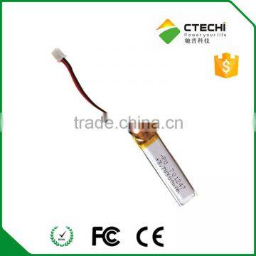 300mAh 701247 li Ion Polymer Battery With PCB and Wire Cordless Device Battery photo-2