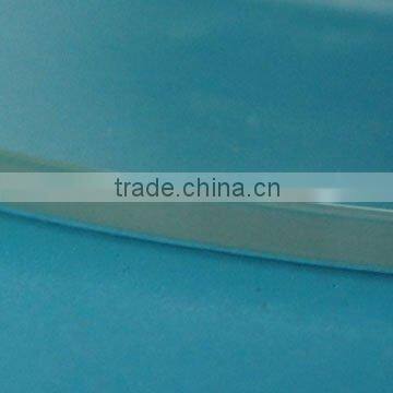 Tempered glass with polished edge